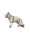 German Shepherd - pin (silver plate) - 2370 - 26083