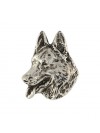 German Shepherd - pin (silver plate) - 2658 - 28752