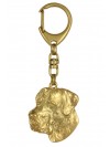 Great Dane - keyring (gold plating) - 2408 - 26992