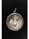 Great Dane - necklace (silver plate) - 3419 - 34845