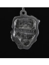 Rottweiler - necklace (silver cord) - 3143 - 32445
