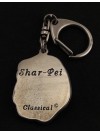Shar Pei - keyring (silver plate) - 37 - 9256