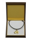 Weimaraner - necklace (gold plating) - 3068 - 31704