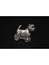 West Highland White Terrier - keyring (silver plate) - 2318 - 24752