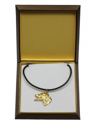 Dalmatian - necklace (gold plating) - 3025 - 31661