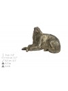 Borzoi lying, Russian Wolfhound- exlusive urn