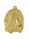 Afghan Hound - keyring (gold plating) - 2444 - 27174