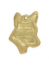 Basenji - necklace (gold plating) - 991 - 31347