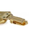 Bichon Frise - clip (gold plating) - 1026 - 26673
