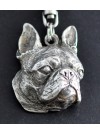 Boston Terrier - keyring (silver plate) - 2750 - 29399