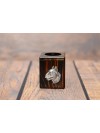Bull Terrier - candlestick (wood) - 3934 - 37571
