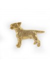 Bull Terrier - pin (gold) - 1556 - 7524