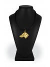 Dachshund - necklace (gold plating) - 2478 - 27403
