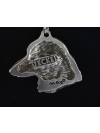 Dachshund - necklace (silver cord) - 3193 - 32648