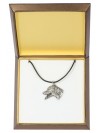 Dalmatian - necklace (silver plate) - 2906 - 31050