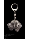 German Wirehaired Pointer - keyring (silver plate) - 2203 - 21216