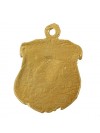 Grand Basset Griffon Vendéen - necklace (gold plating) - 3079 - 31729