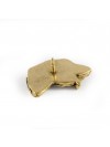 Irish Wolfhound - pin (gold plating) - 1066 - 7814
