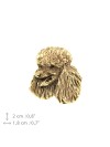 Poodle - pin (gold) - 1484 - 7402