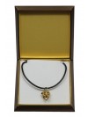 Rottweiler - necklace (gold plating) - 3070 - 31706