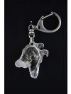 Smooth Collie - keyring (silver plate) - 100 - 548