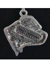 Staffordshire Bull Terrier - necklace (silver cord) - 3188 - 32628
