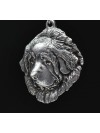 Tibetan Mastiff - necklace (silver plate) - 2994 - 30958