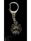 West Highland White Terrier - keyring (silver plate) - 2206 - 21281