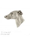 Whippet - pin (silver plate) - 2633 - 28614