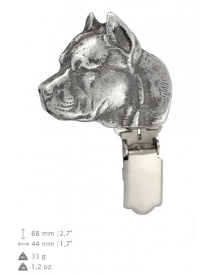 American Staffordshire Terrier - clip (silver plate) - 14 - 26192
