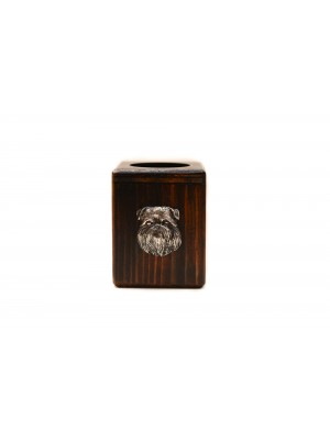 Belgium Griffon - candlestick (wood) - 4014 - 37975