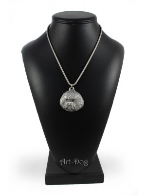 Bichon Frise - necklace (silver cord) - 3257 - 33408