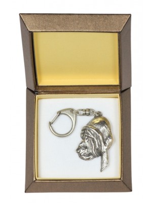 Bloodhound - keyring (silver plate) - 2771 - 29891
