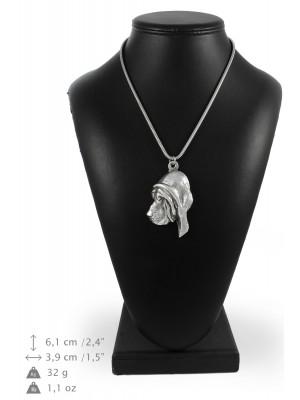Bloodhound - necklace (silver chain) - 3326 - 34463