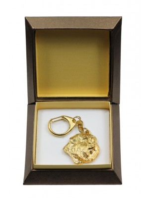 Bouvier des Flandres - keyring (gold plating) - 2851 - 30565