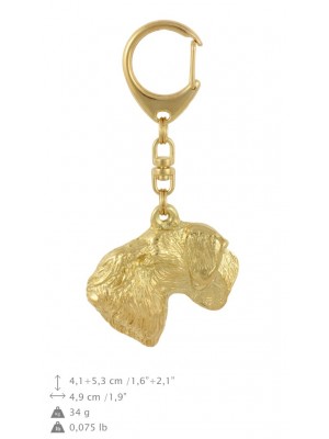 Cesky Terrier - keyring (gold plating) - 1741 - 30185