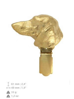 Dachshund - clip (gold plating) - 1032 - 26708