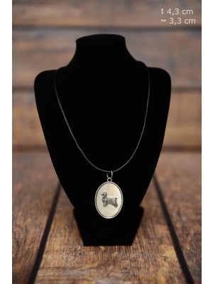 English Cocker Spaniel - necklace (silver plate) - 3402 - 34798