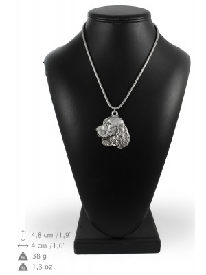 English Springer Spaniel - necklace (silver chain) - 3327 - 34466