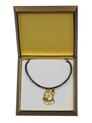 French Bulldog - necklace (gold plating) - 2503 - 27662