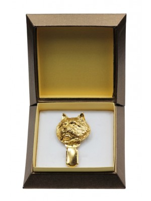Norwich Terrier - clip (gold plating) - 2622 - 28583