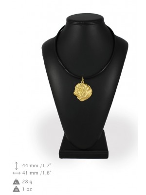 Pug - necklace (gold plating) - 891 - 31177