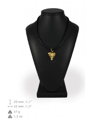 Rottweiler - necklace (gold plating) - 1009 - 31375
