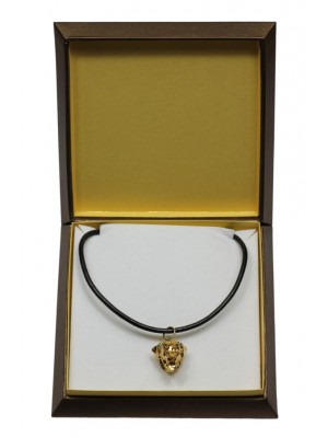 Rottweiler - necklace (gold plating) - 3070 - 31706