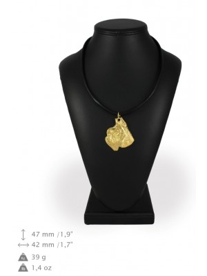 Schnauzer - necklace (gold plating) - 952 - 31281