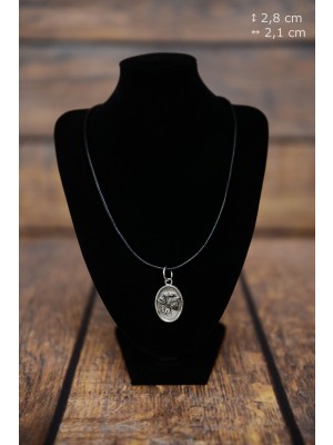 Schnauzer - necklace (silver plate) - 3404 - 34804