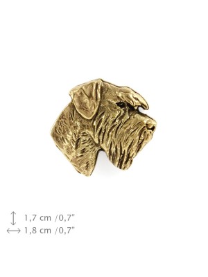 Schnauzer - pin (gold plating) - 1074 - 7776