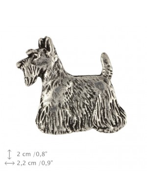 Scottish Terrier - pin (silver plate) - 1533 - 26019