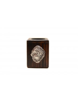 Tibetan Mastiff - candlestick (wood) - 3999 - 37900