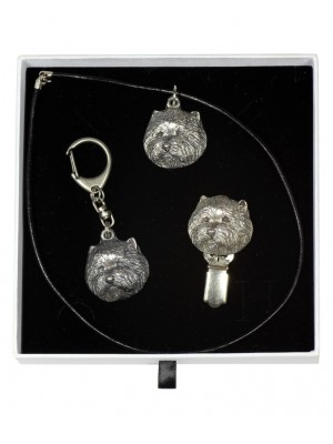 West Highland White Terrier - keyring (silver plate) - 2064 - 17635